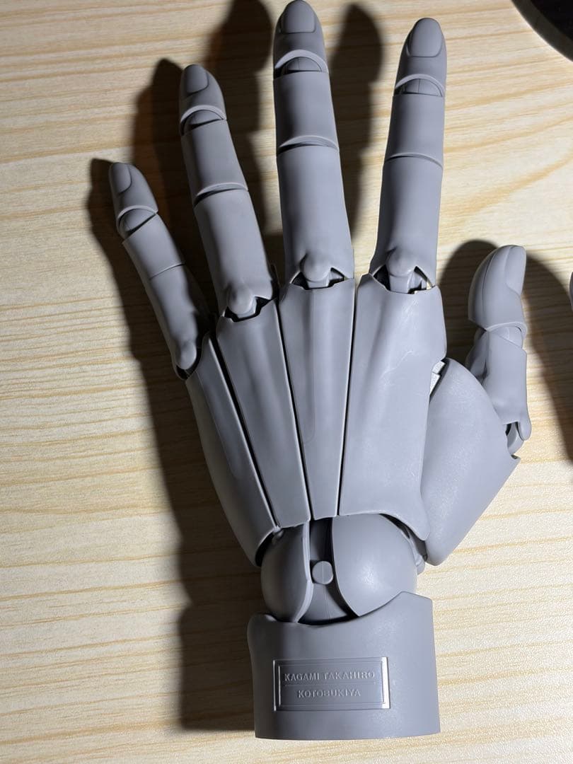 コトブキヤ デッサン用 ハンドモデル gray 1/1スケール 左右2点セット