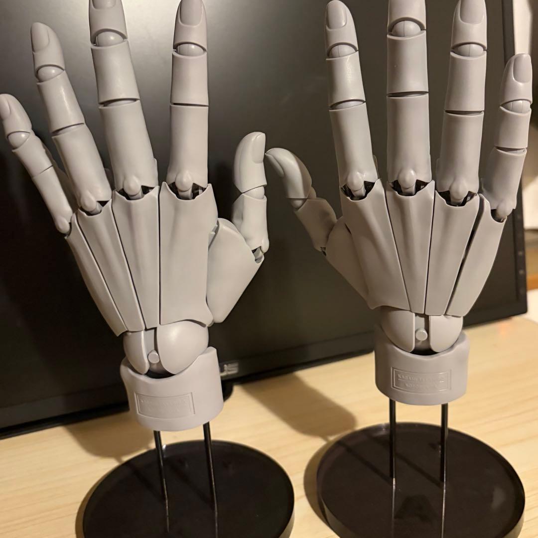 コトブキヤ デッサン用 ハンドモデル gray 1/1スケール 左右2点セット