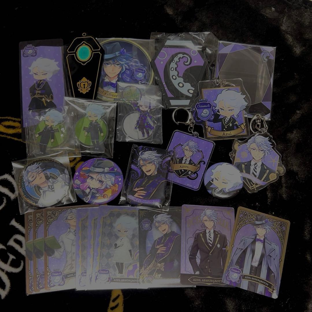 ツイステ アズール グッズ まとめ売り アクスタ アクキー メタカ 缶