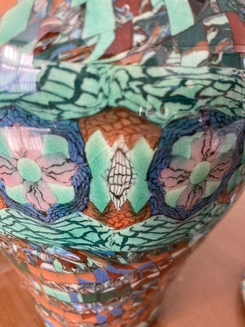 vallauris フランス JEAN GERBINOヴィンテージ花瓶 - メルカリ