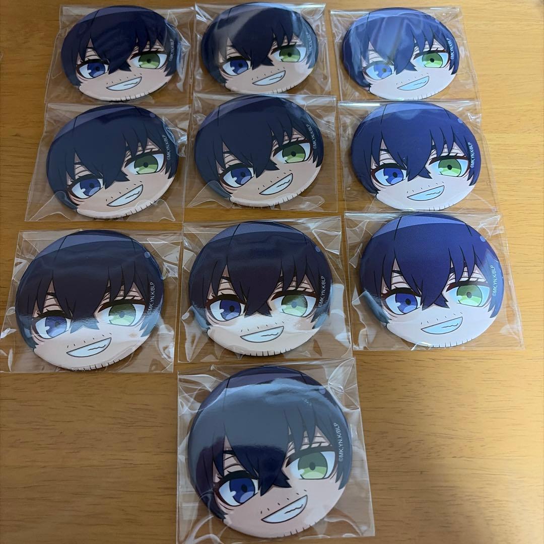 ブルーロック 天狗 スマイルベースカフェ 缶バッジ 10点 オリヴァ・愛