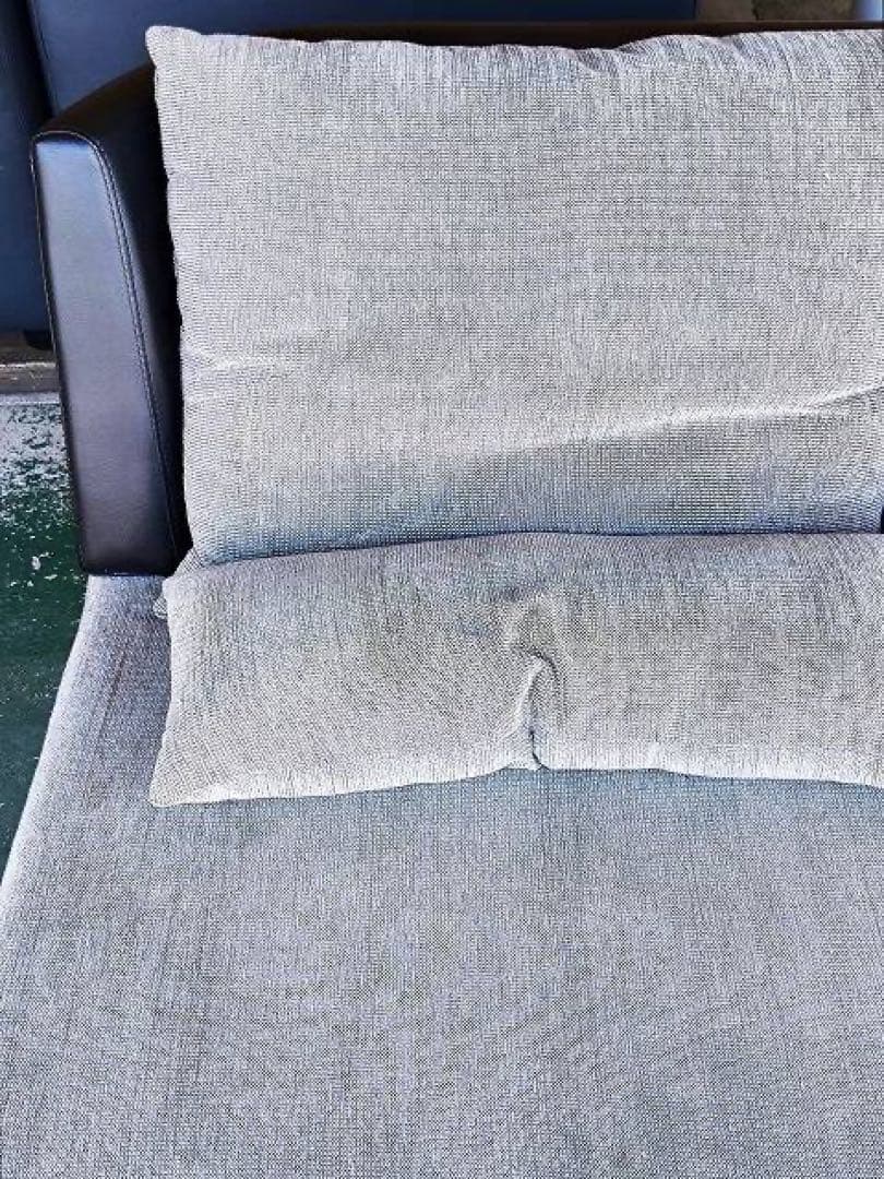 ニトリ RN11047 グレー 2人掛けソファ 背もたれクッション付き