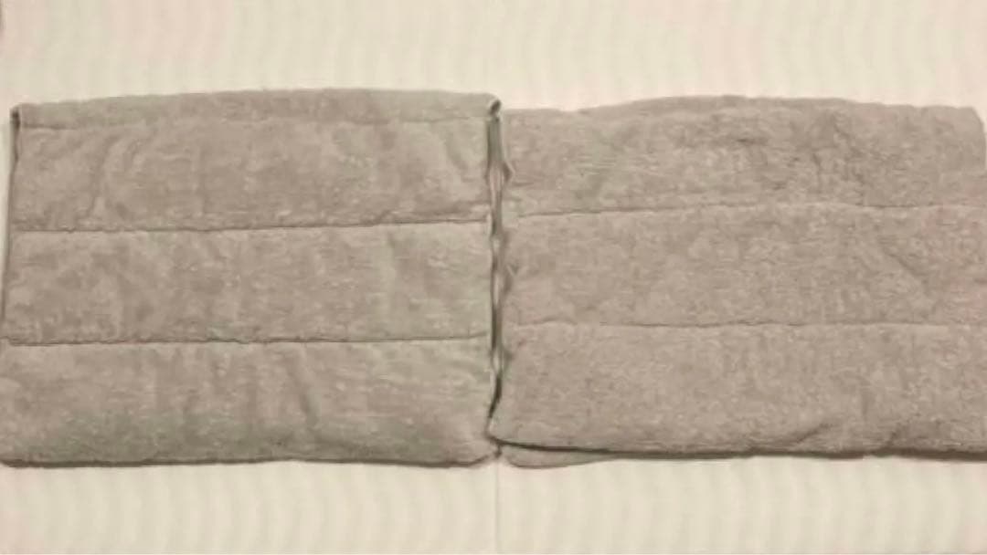 今治睡眠用タオル　枕　ポール　グレー　2セット