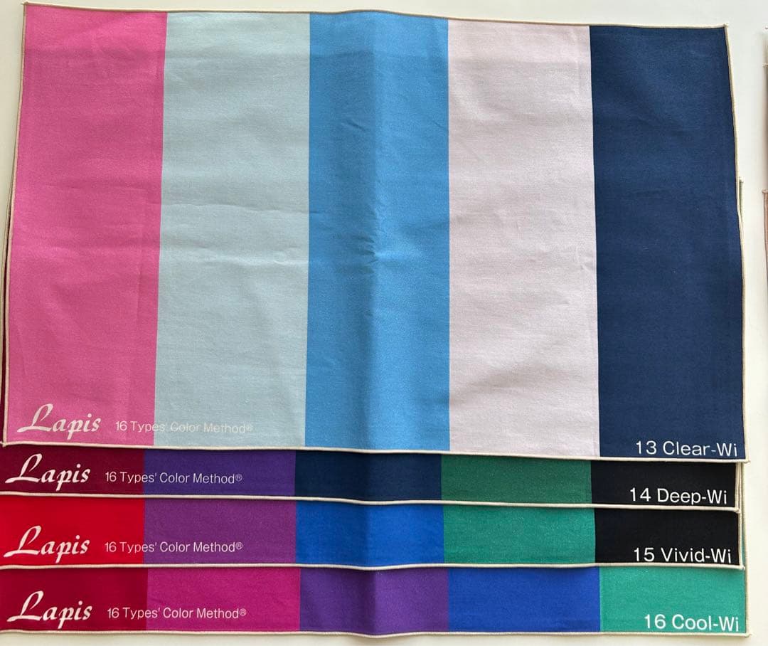 パーソナルカラー診断用ドレープ ラピス 16タイプ - メルカリ