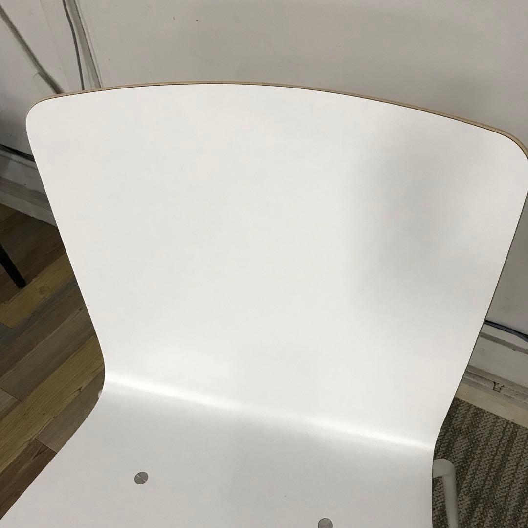 展示品2025年製】オカムラ ライブスカフェチェア ホワイト【在庫処分