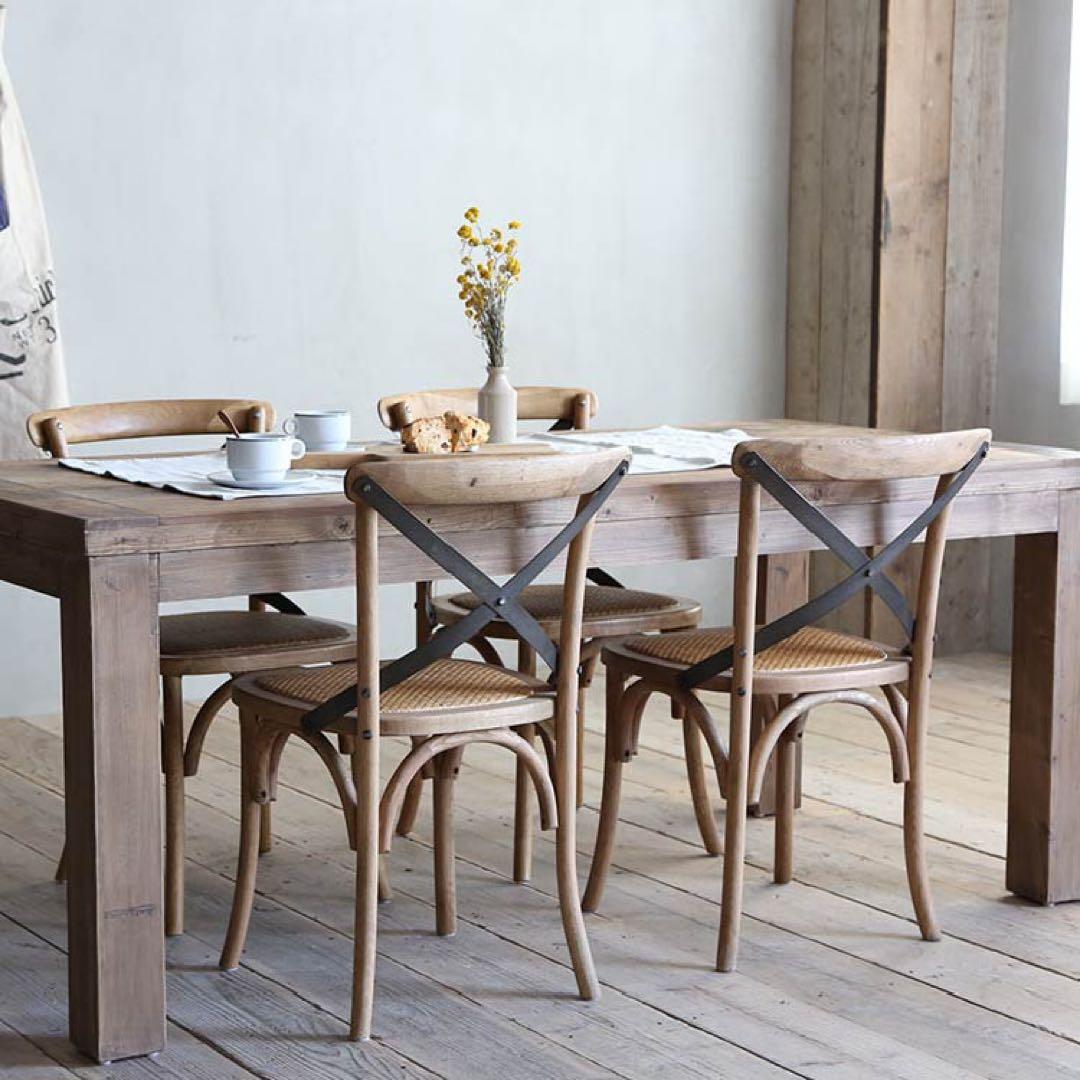 オーク材 クロスバック ダイニングチェア ※1脚のお値段