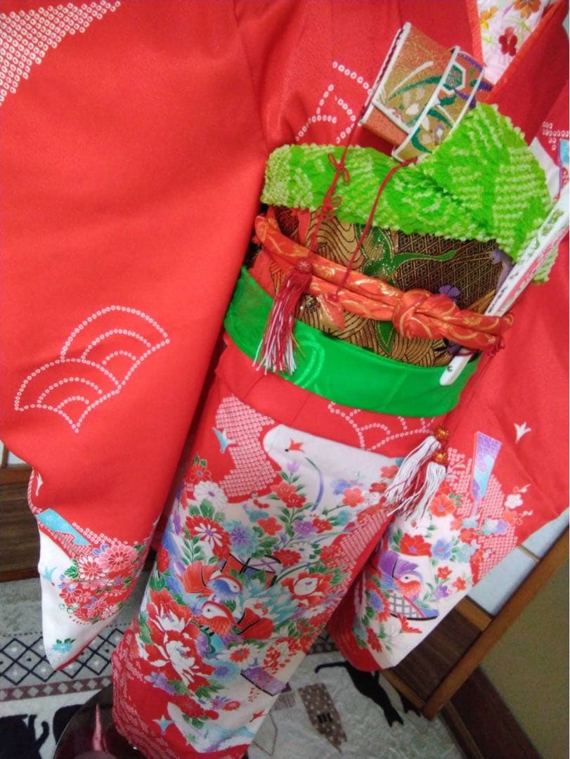 ちさと様専用です。7歳向け・化繊・お着物のセット - メルカリ