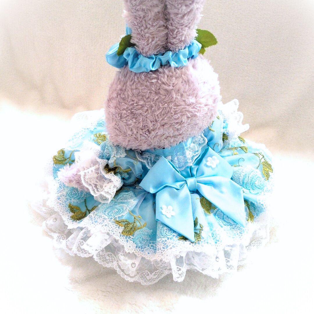 ステラルー　コスチューム　Sサイズ用　水色薔薇のコスチューム　779