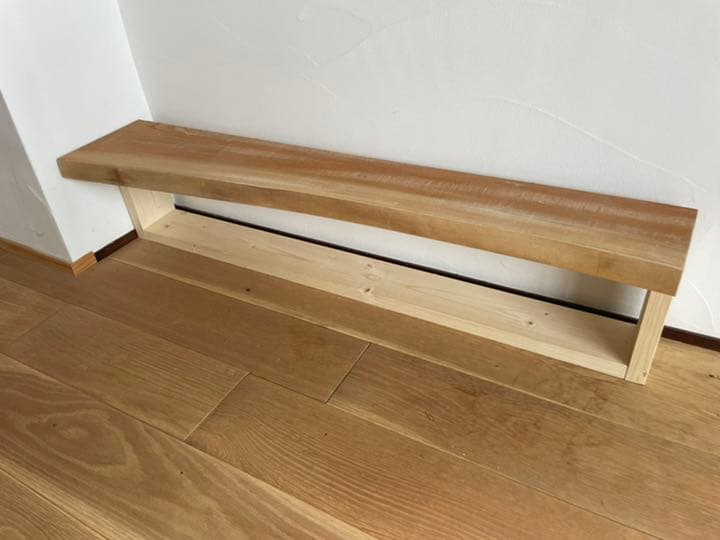 ハンドメイド　耳付き天板　飾り棚