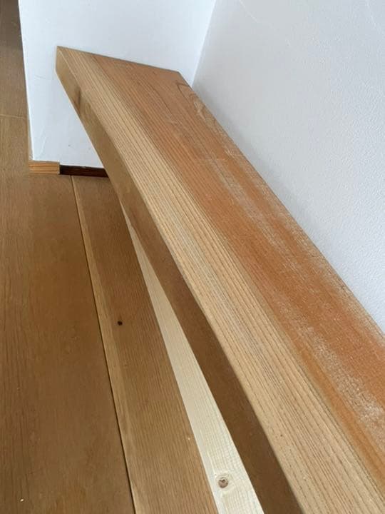 ハンドメイド　耳付き天板　飾り棚