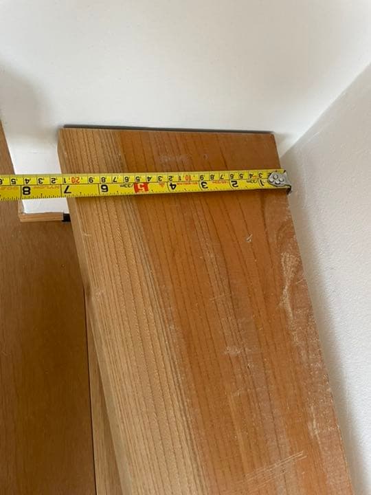 ハンドメイド　耳付き天板　飾り棚