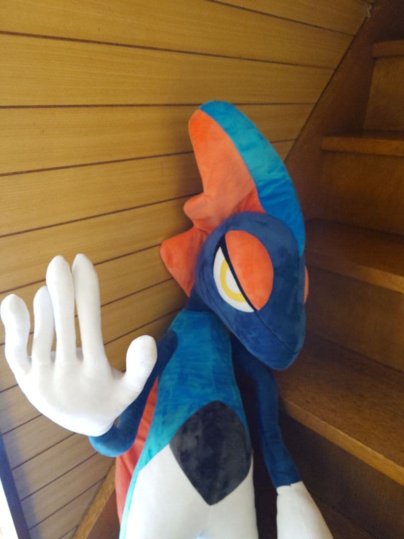 ほぼ等身大 色違いインテレオン ぬいぐるみ 125cm (尻尾含め約200cm