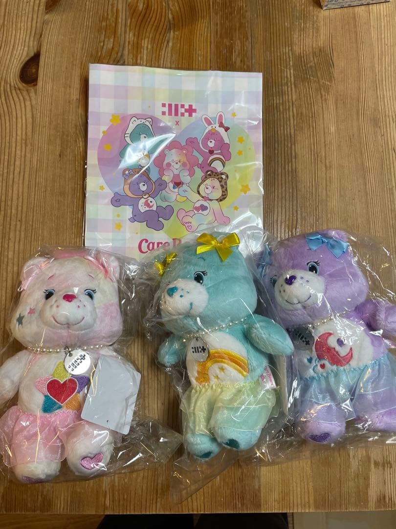 アイリット ILLIT ケアベア CareBears ぬいぐるみ 3体セット - メルカリ