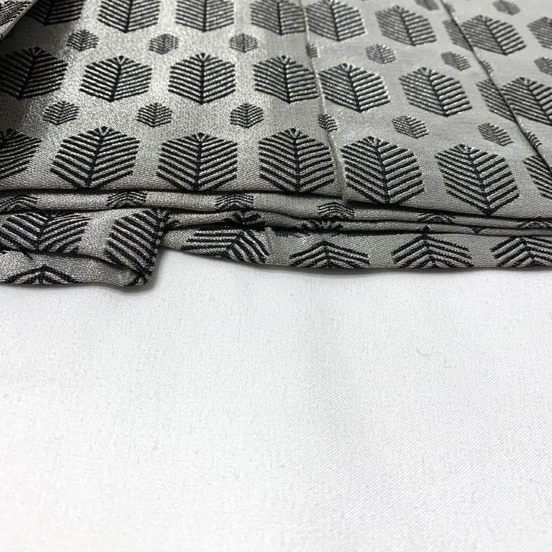 410bj131■袴 ジュニア 男児 シルバー (紐下丈 90.5cm)十三参り