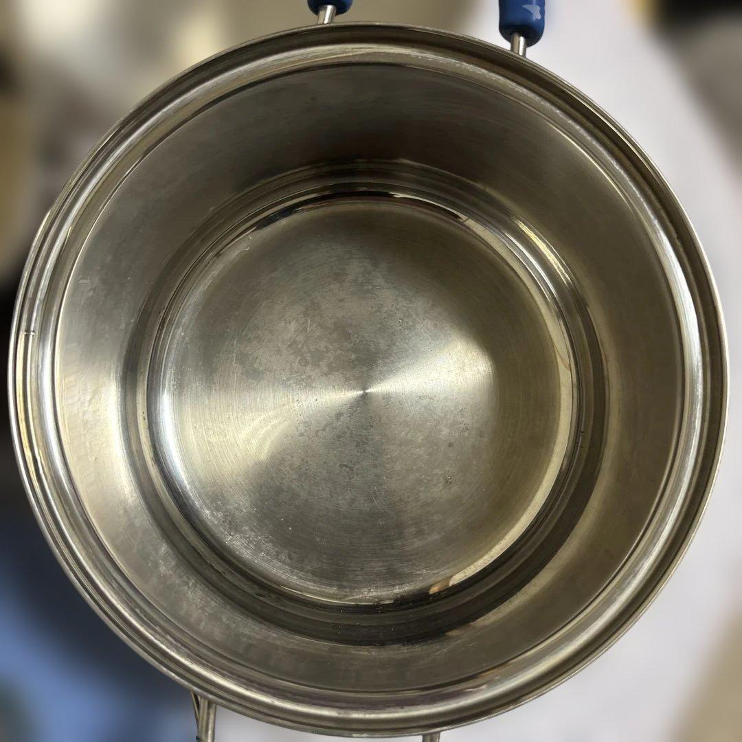 クロワッサン保温調理鍋ブルーグラス20cm&19cm