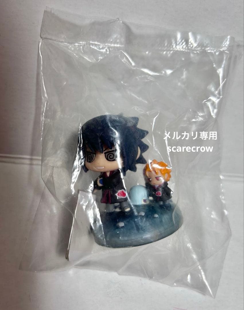 【未開封】NARUTO疾風伝 ぷちきゃららんど ちみメガ うちはサスケ＆鷹