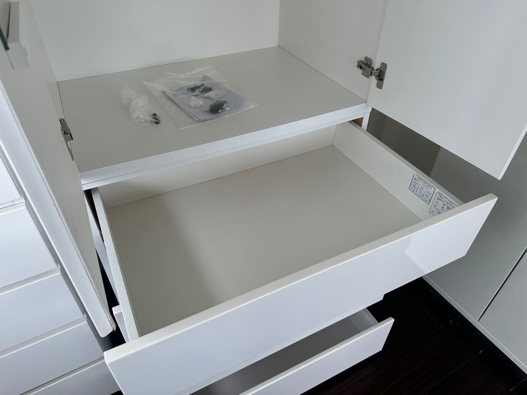 ニトリ ポルテ ブレザータンス 光沢ホワイト 美品① - メルカリ