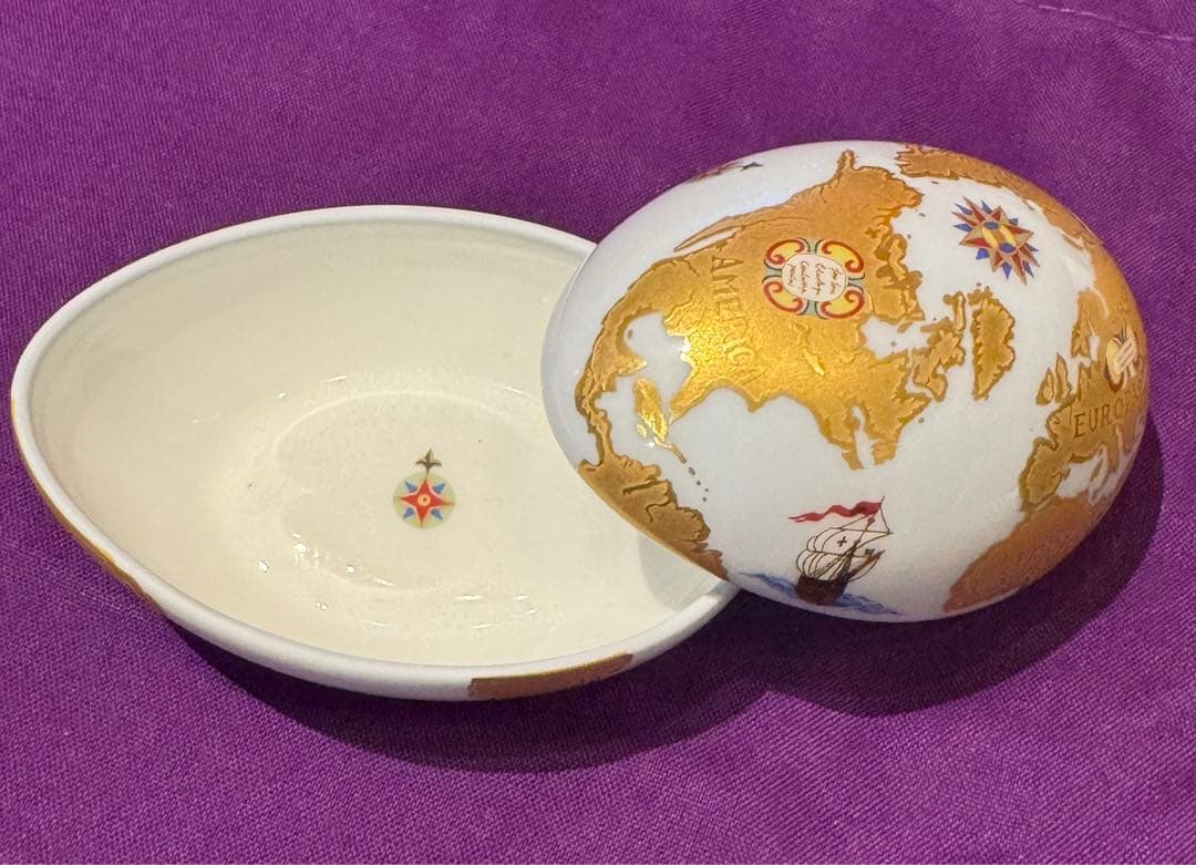 OKURA 大倉陶園 ボンボニエール 小物入れ ブランド食器 大倉 新品 希少