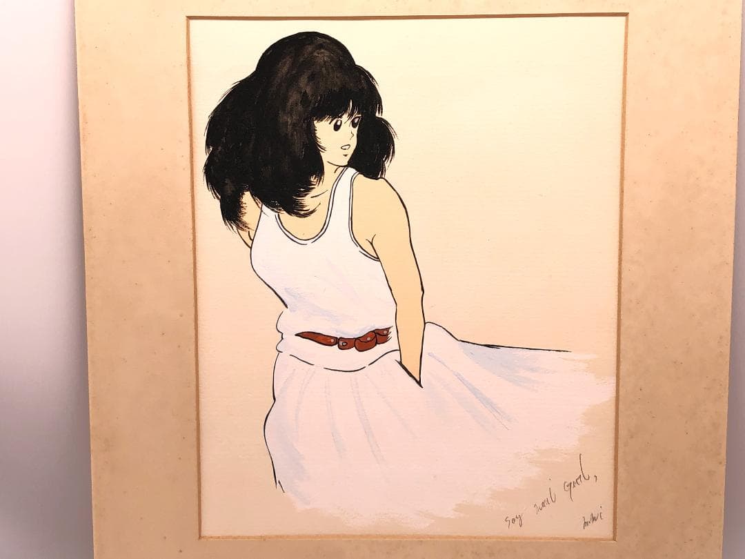 【 肉筆水彩原画 】　蔵出品　本紙45.5×37.7ｃｍ