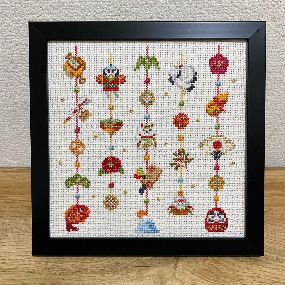 正月飾り クロスステッチ ホビーラホビーレ - メルカリ