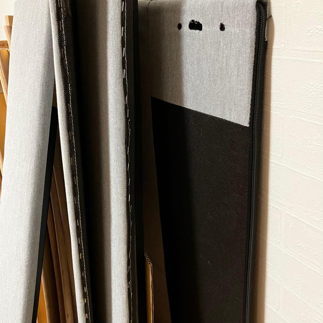 【美品】IKEA ベッドフレーム シングルベッド ライトグレー シンプルおしゃれ