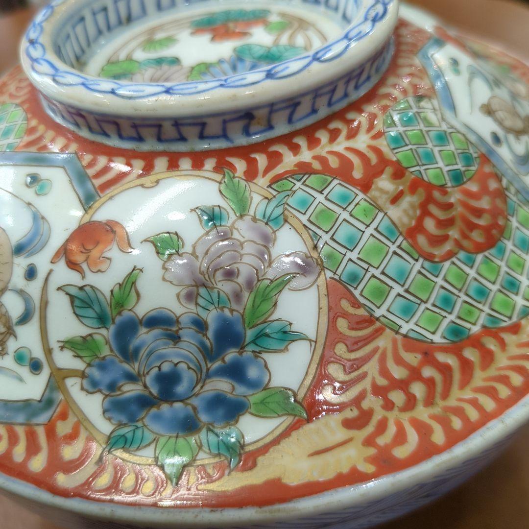 荒木真弓様専用 骨董 伊万里 古伊万里 大平 蓋付き 陶器 器