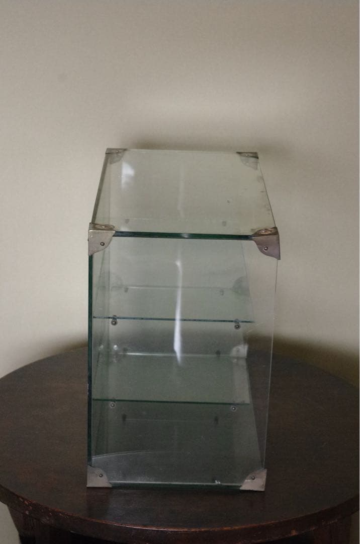 ※直接引取可能※ 店舗什器 透明ガラス 3段ディスプレイケース