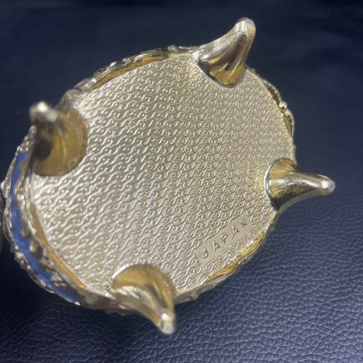 アンティーク調カメオ付ジュエリーボックス　SANKYOオルゴール　小物入れ