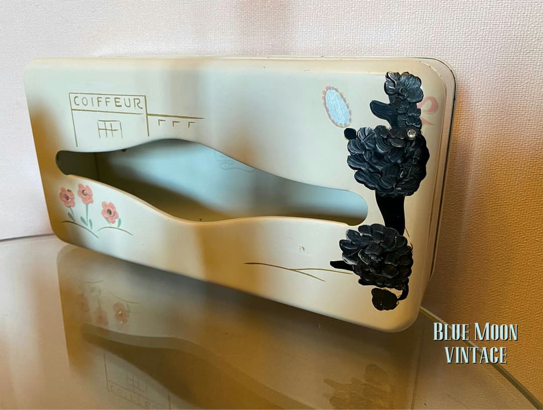 ♞Vintage◆1950’s◆COIFFEUR♢♦ティッシュペーパーケース♦♢