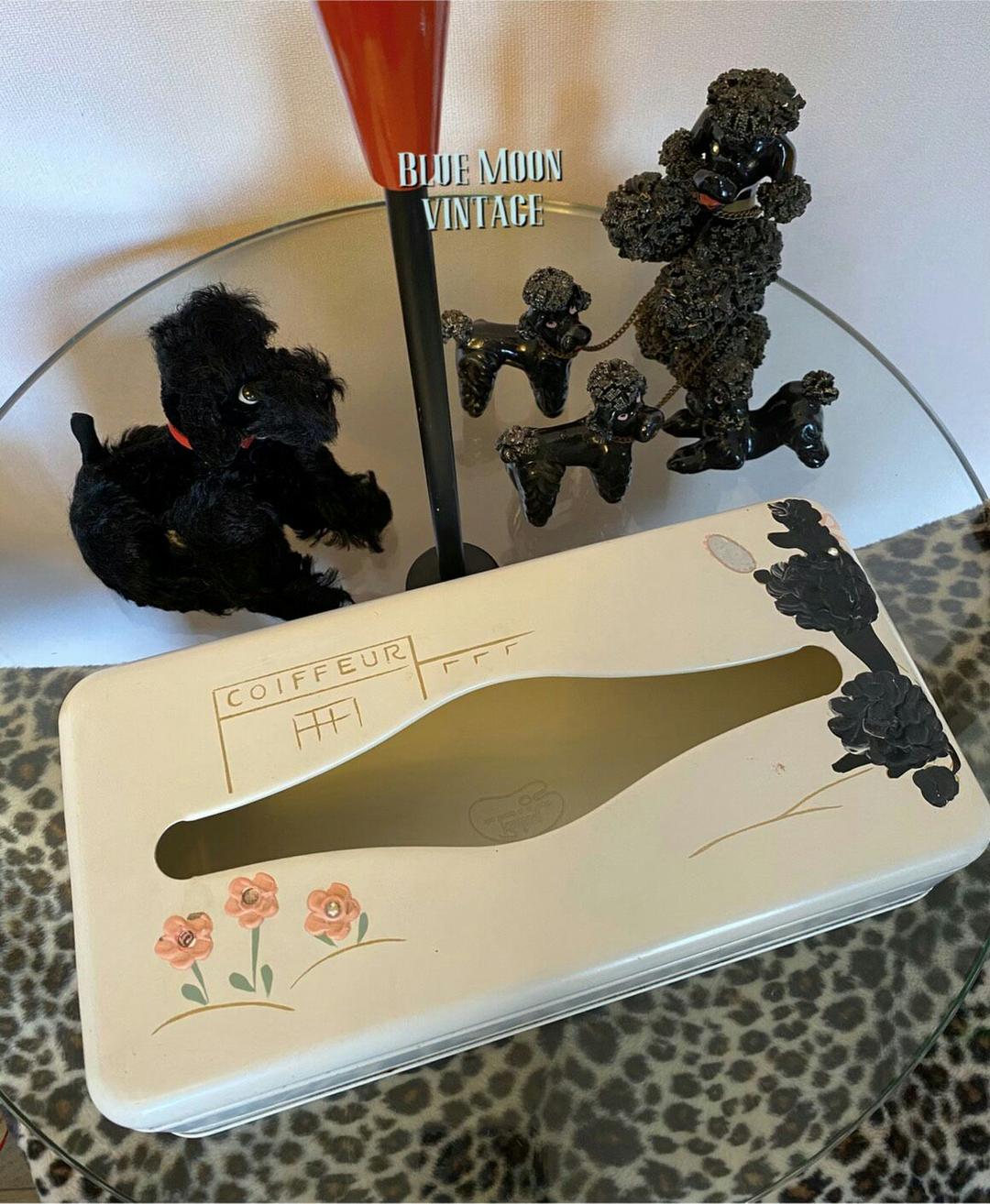 ♞Vintage◆1950’s◆COIFFEUR♢♦ティッシュペーパーケース♦♢