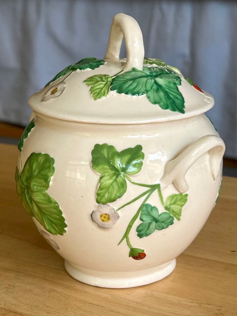 ミントン　ヴィクトリアストロベリー シュガー&クリーマー　