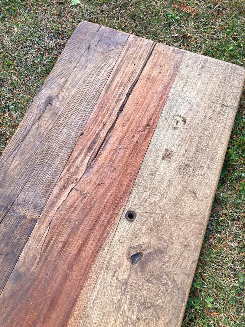 組み立て式　ビンテージ　折りたたみテーブル　アンティーク調