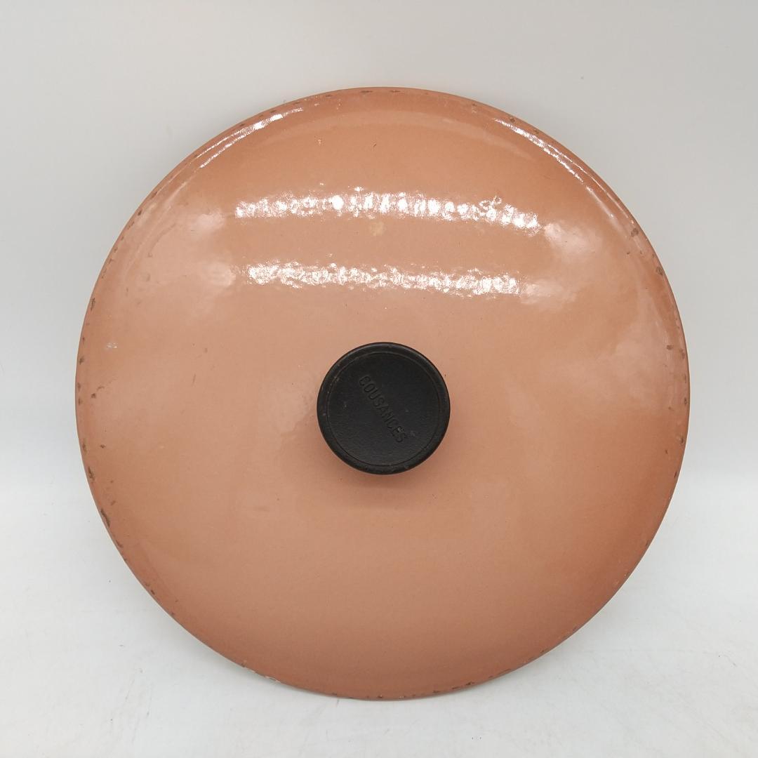 2976番 クーザンス 両手鍋 ダークブラウン 直径約23cm - メルカリ