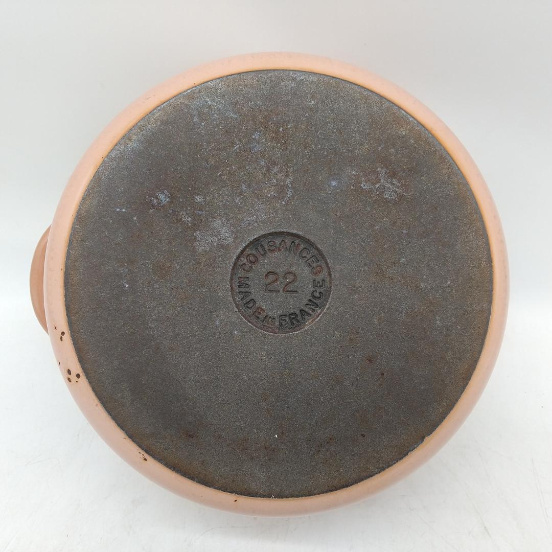 2976番 クーザンス 両手鍋 ダークブラウン 直径約23cm - メルカリ