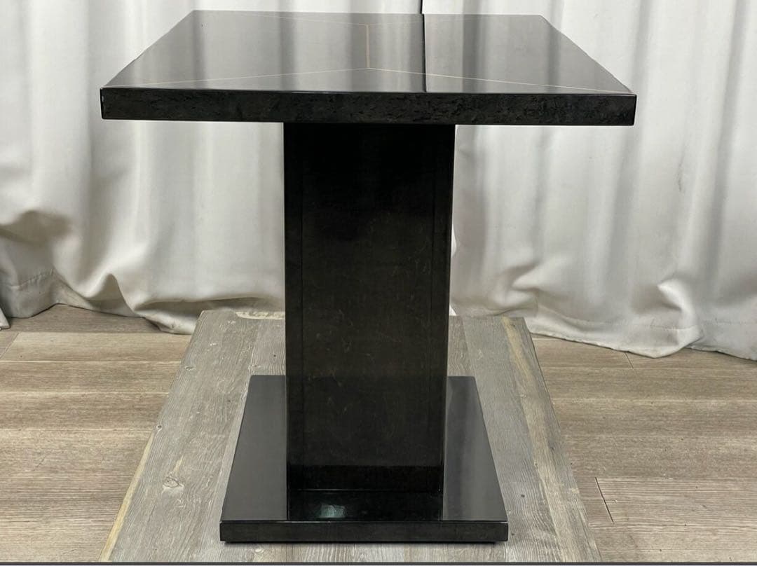 定価16万 IDC大塚家具 スプレンダー バーズアイメープルブラック　テーブル