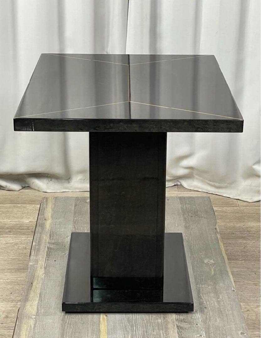 定価16万 IDC大塚家具 スプレンダー バーズアイメープルブラック　テーブル