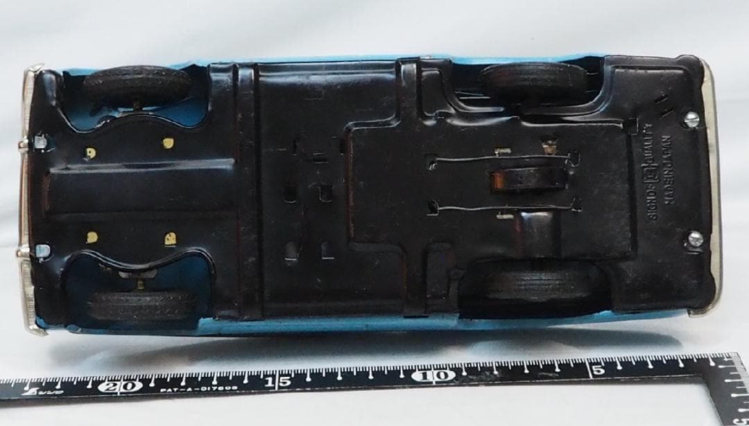 萬代屋【トヨペット ピックアップ水色 改造有】ブリキtin toy car箱無