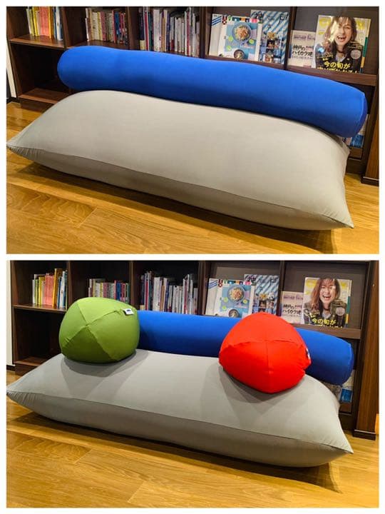 ビーズクッション特大 日本製 おしゃれ 人をダメにするソファ クッション抱き枕