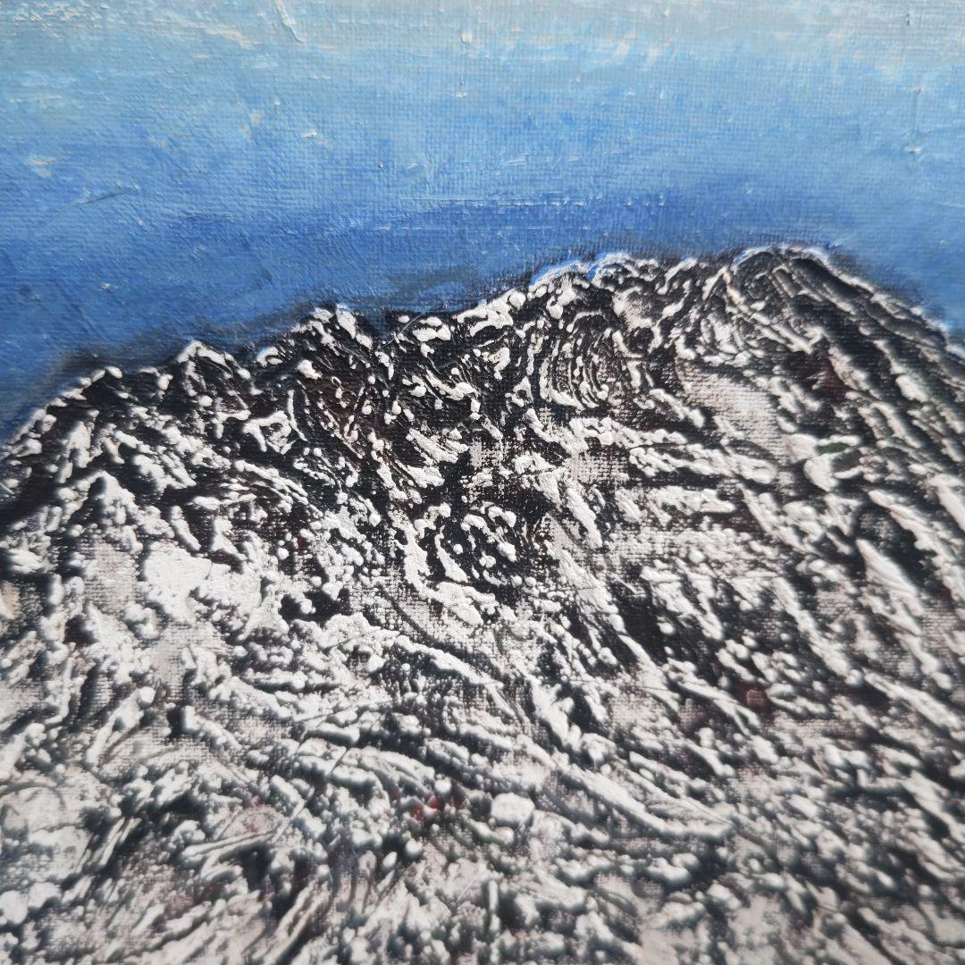 兵庫のデュビュフェ、木村二朗「無題」8号油彩、印籠的マチエル