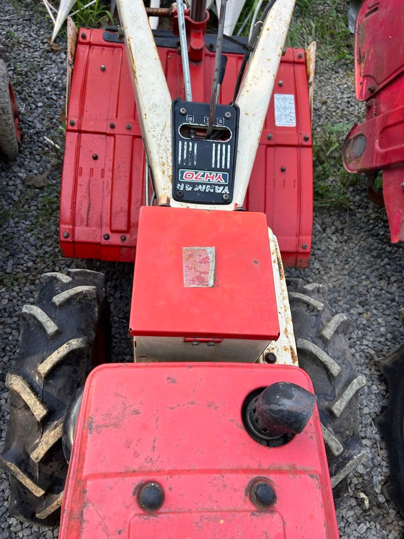 ヤンマー YH70 耕運機歩行型トラクター ディーゼルエンジン 7馬力セル付き