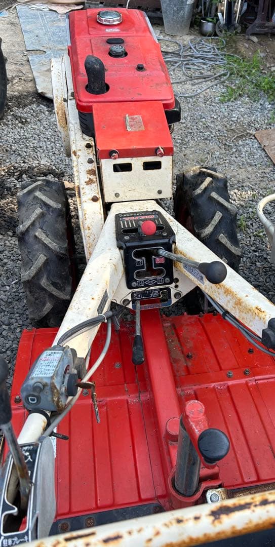 ヤンマー YH70 耕運機歩行型トラクター ディーゼルエンジン 7馬力セル付き