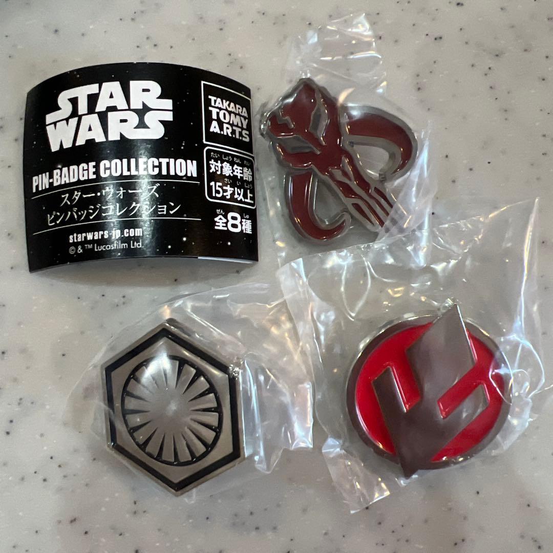 スター・ウォーズ ピンバッジコレクション 3種 - メルカリ