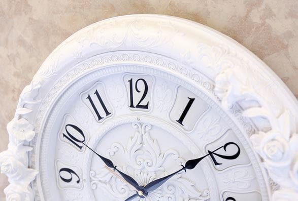 壁掛け時計 ウォールクロック コート ダジュール LS-FB8205S1-WH