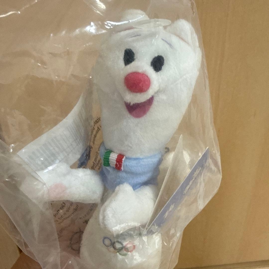 Tina ティナ ミラノオリンピック 公式マスコット ぬいぐるみ 18cm
