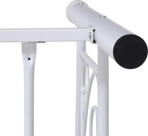 【新品・送料無料】パイプシングルベッド　Ｂ０２６Ｔ（１５０７Ｔ）　ＷＨ