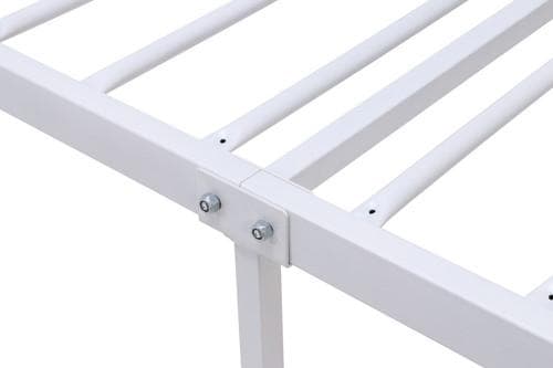 【新品・送料無料】パイプシングルベッド　Ｂ０２６Ｔ（１５０７Ｔ）　ＷＨ