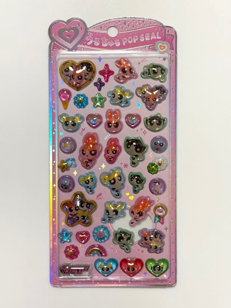 うるちゅるポップシール パワーパフガールズ ボンボンドロップシール 2