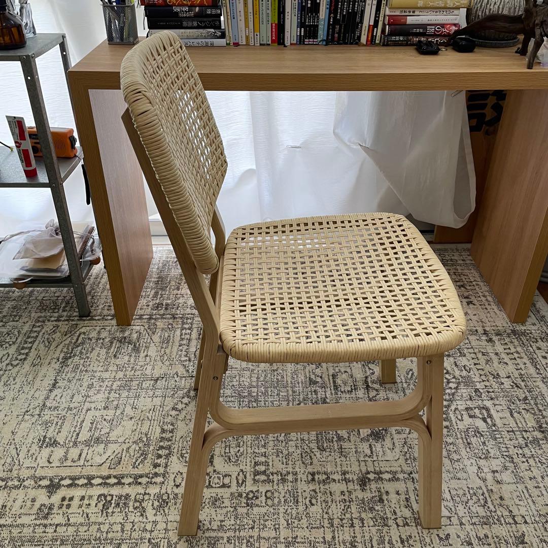 ナチュラルラタン風チェア