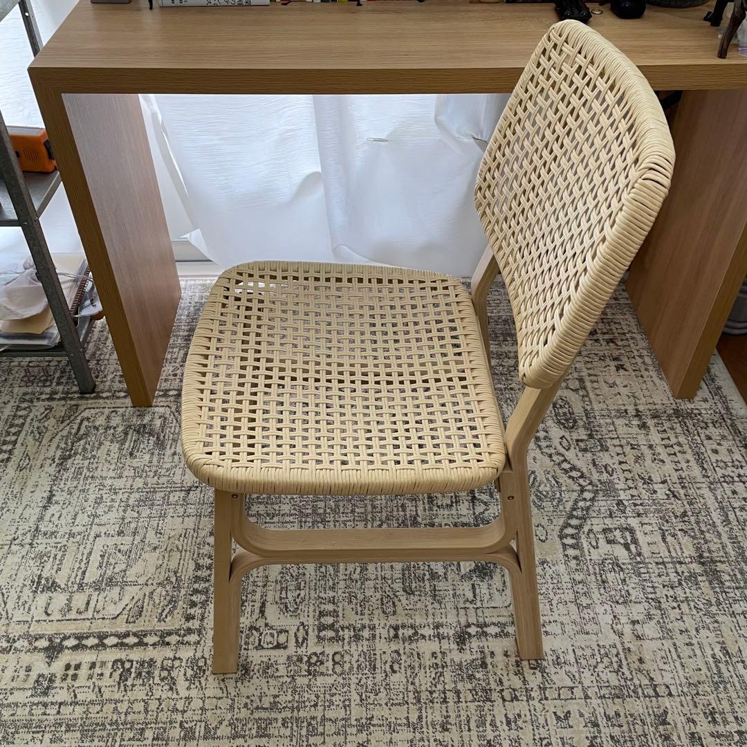 ナチュラルラタン風チェア