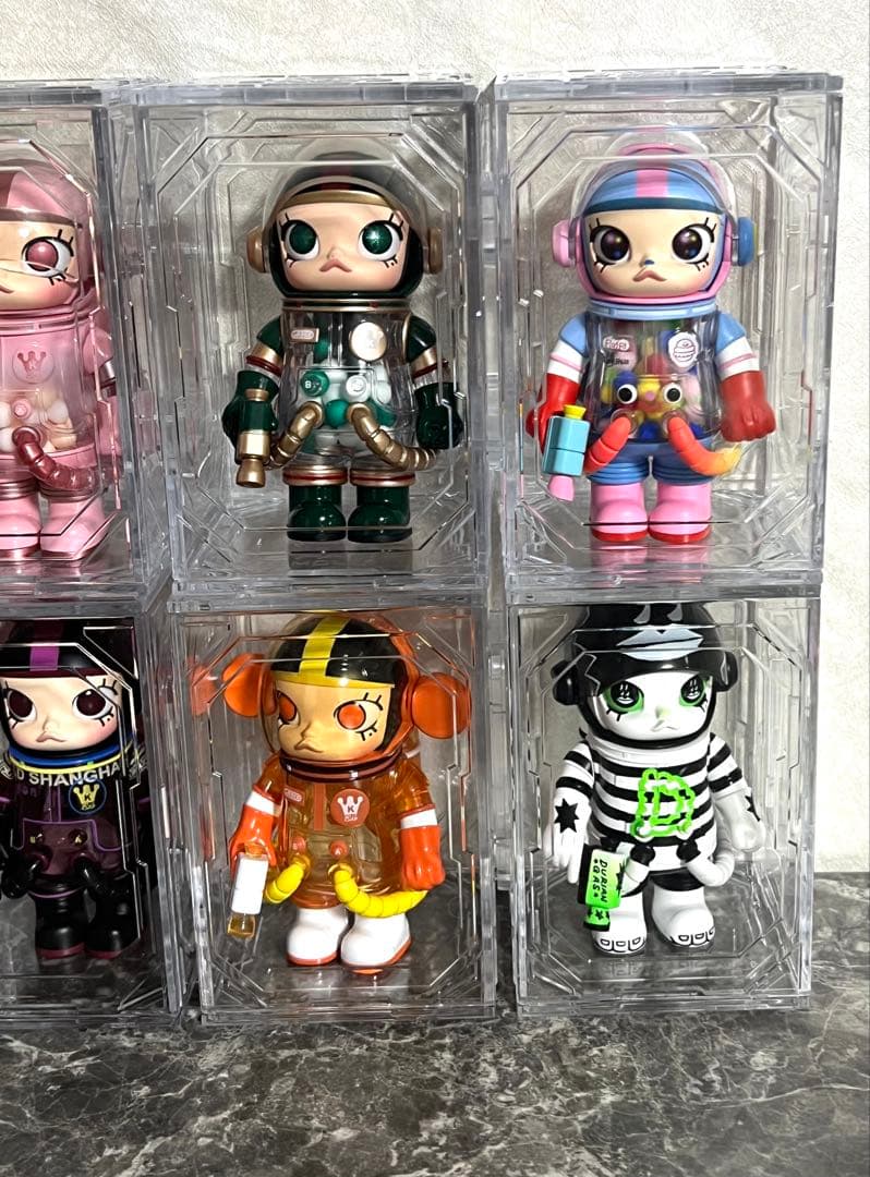 8体セットPOPMARTMEGA100%Space Molly シリーズケース付
